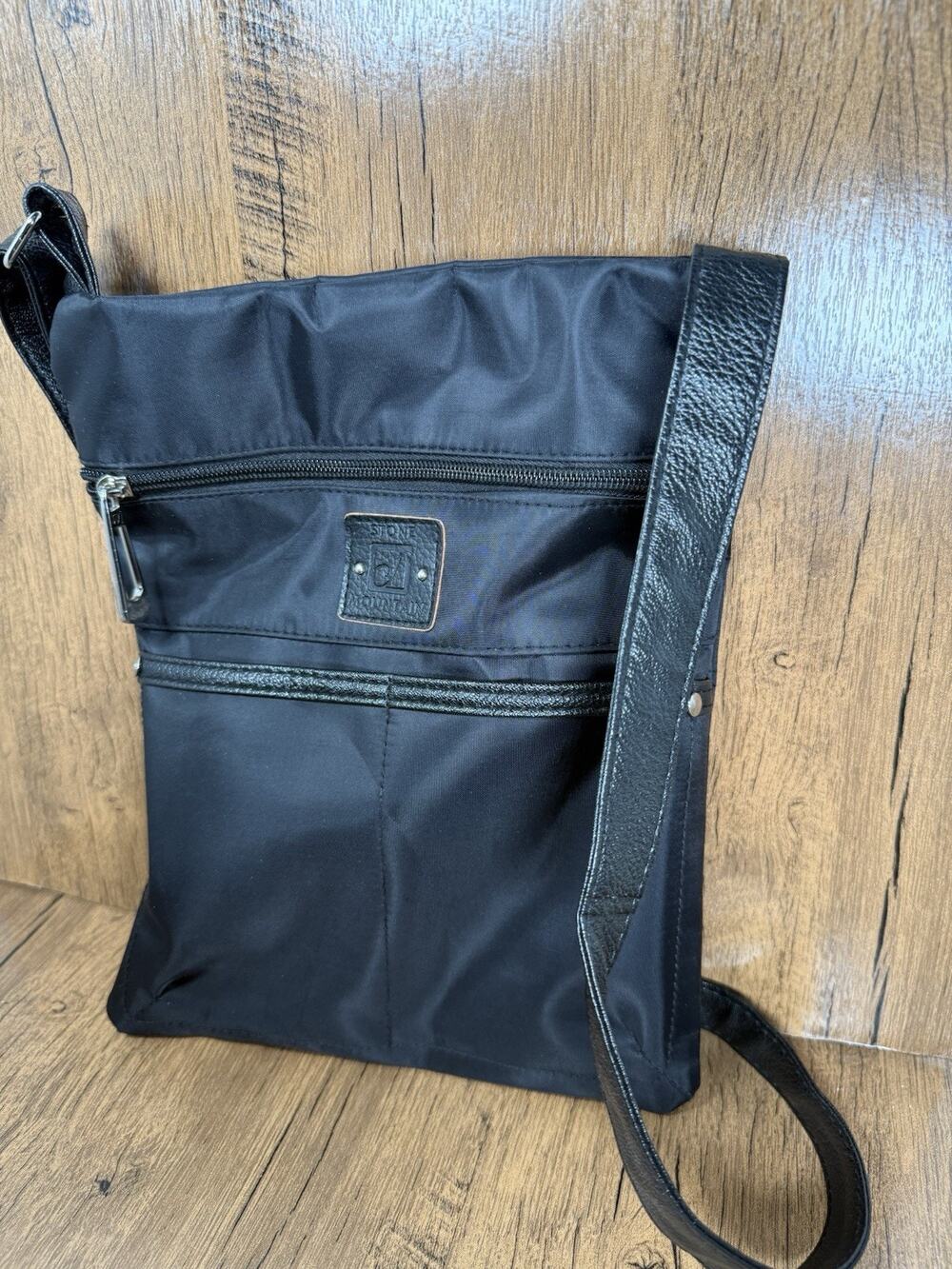 Stone Mountain Crossbody/Shoulder Bag Purse Black Light Weight